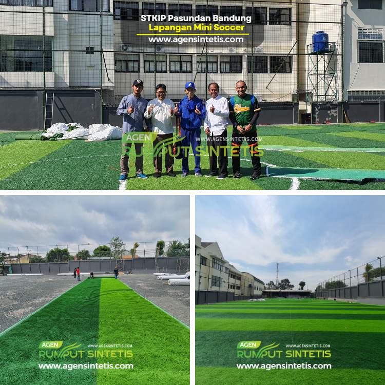 membangun lapangan mini soccer